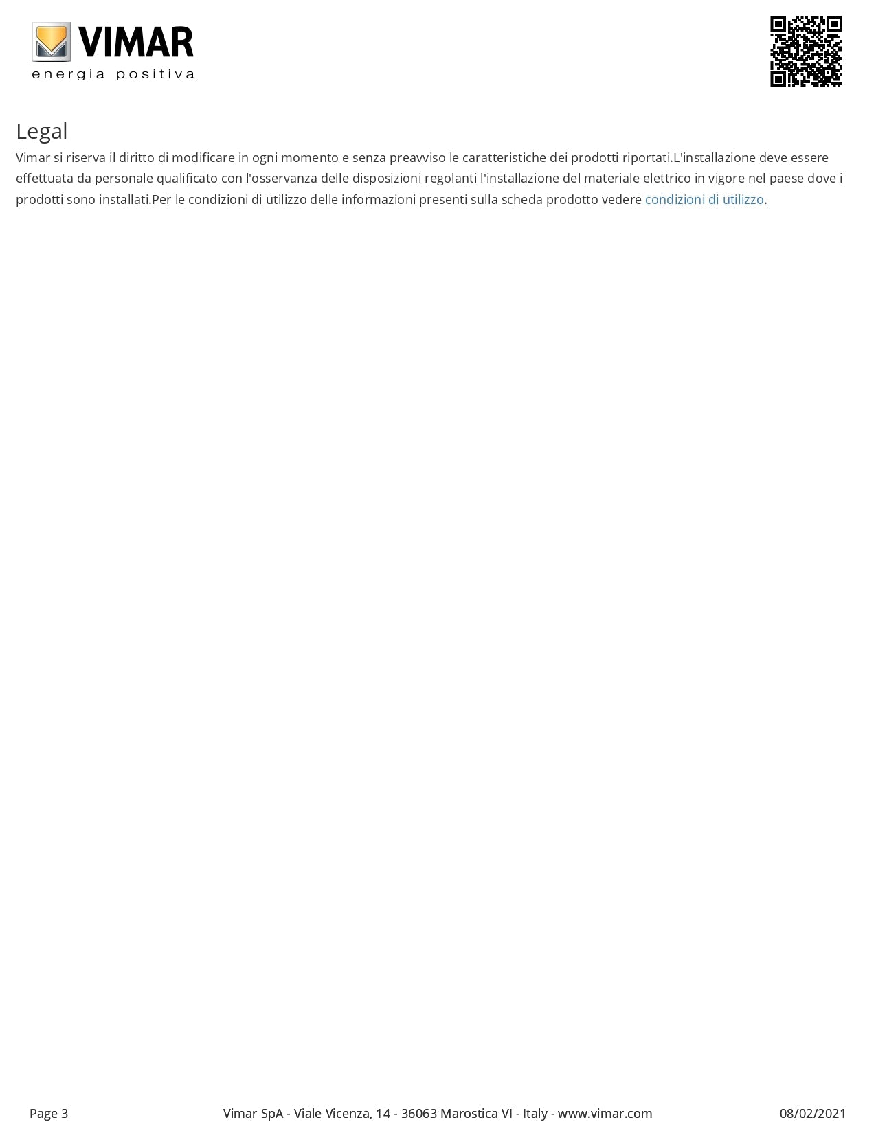 VIMAR   01410     GATEWAY LIGHT DOMOTICA RETE IP/LAN 32 DISPOSITIVI My Store