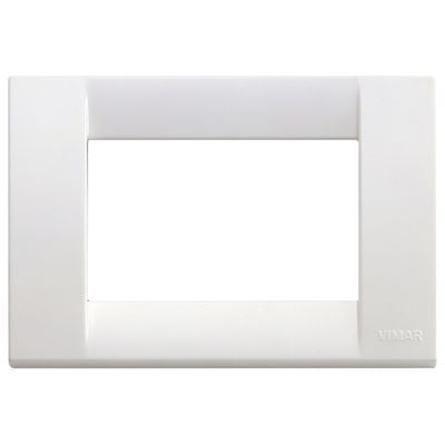 VIMAR 16743.01 SERIE IDEA PLACCA CLASSICA 3 MODULI COLORE BIANCO My Store