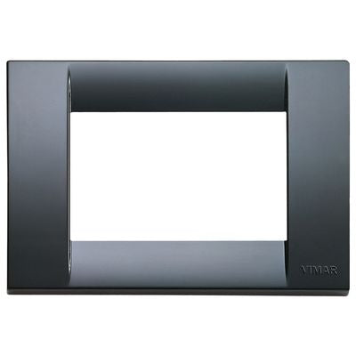 VIMAR    16743.15    SERIE IDEA PLACCA CLASSICA 3 MODULI COLORE GRAFITE My Store