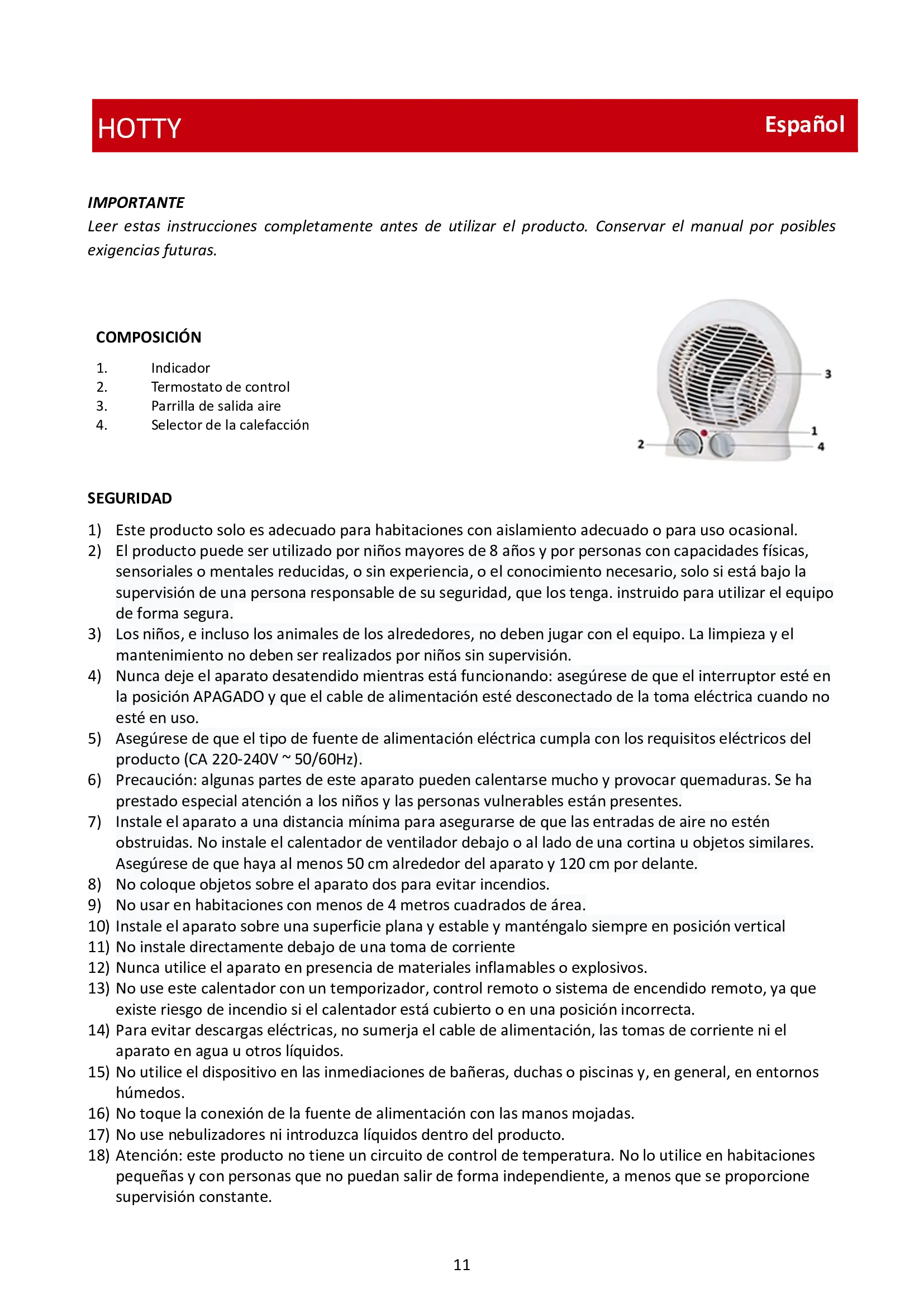 MELCHIONI     158640022    TERMOVENTILATORE FAMILY HOTTY My Store