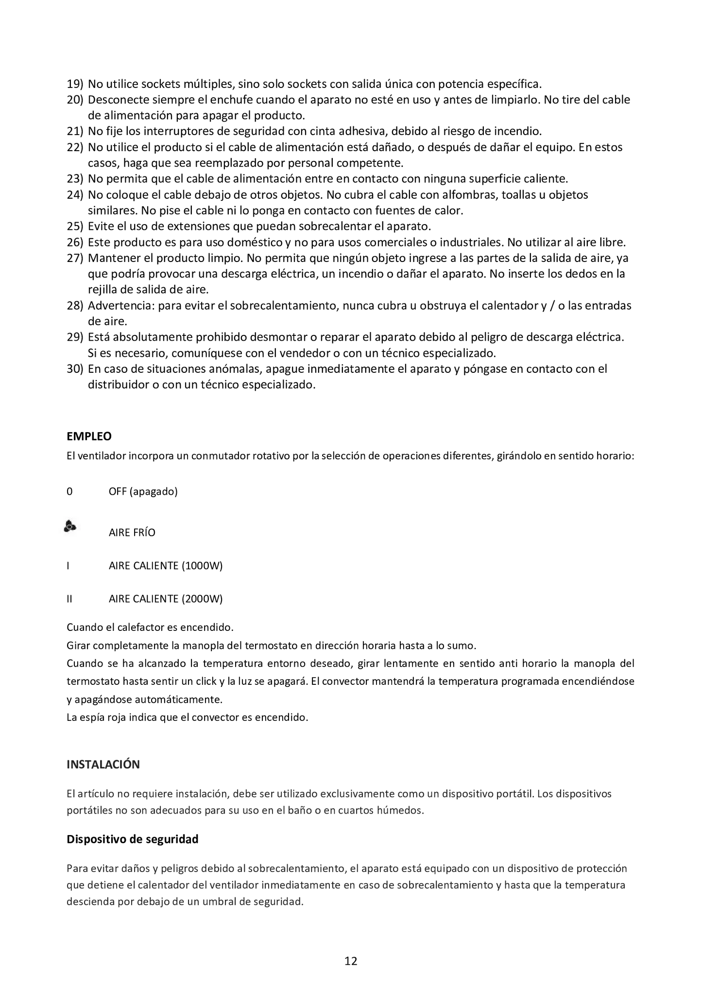 MELCHIONI     158640022    TERMOVENTILATORE FAMILY HOTTY My Store