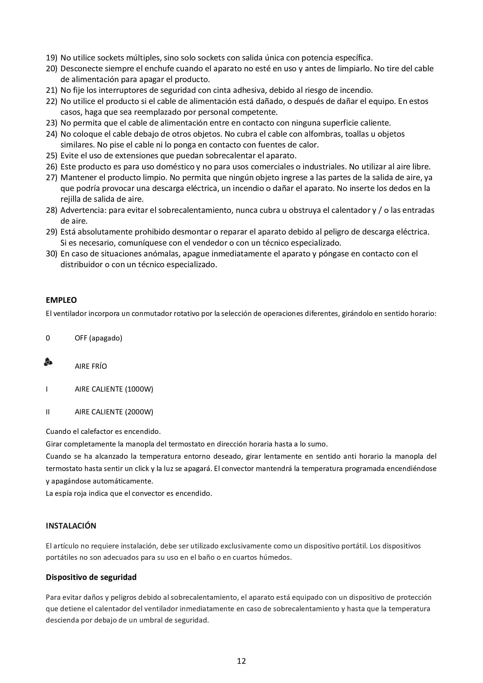 MELCHIONI     158640022    TERMOVENTILATORE FAMILY HOTTY My Store