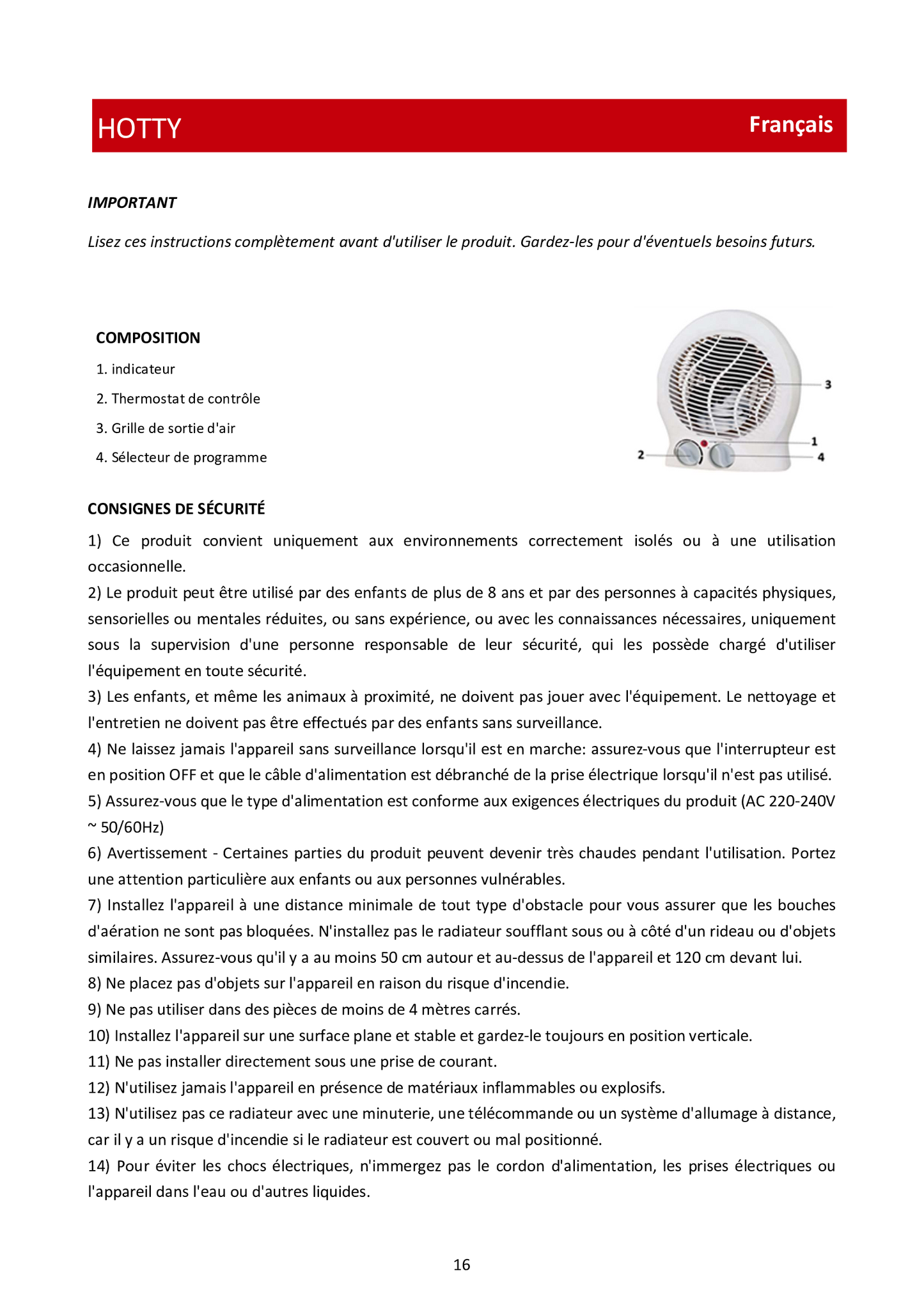 MELCHIONI 158640022 TERMOVENTILATORE FAMILY HOTTY