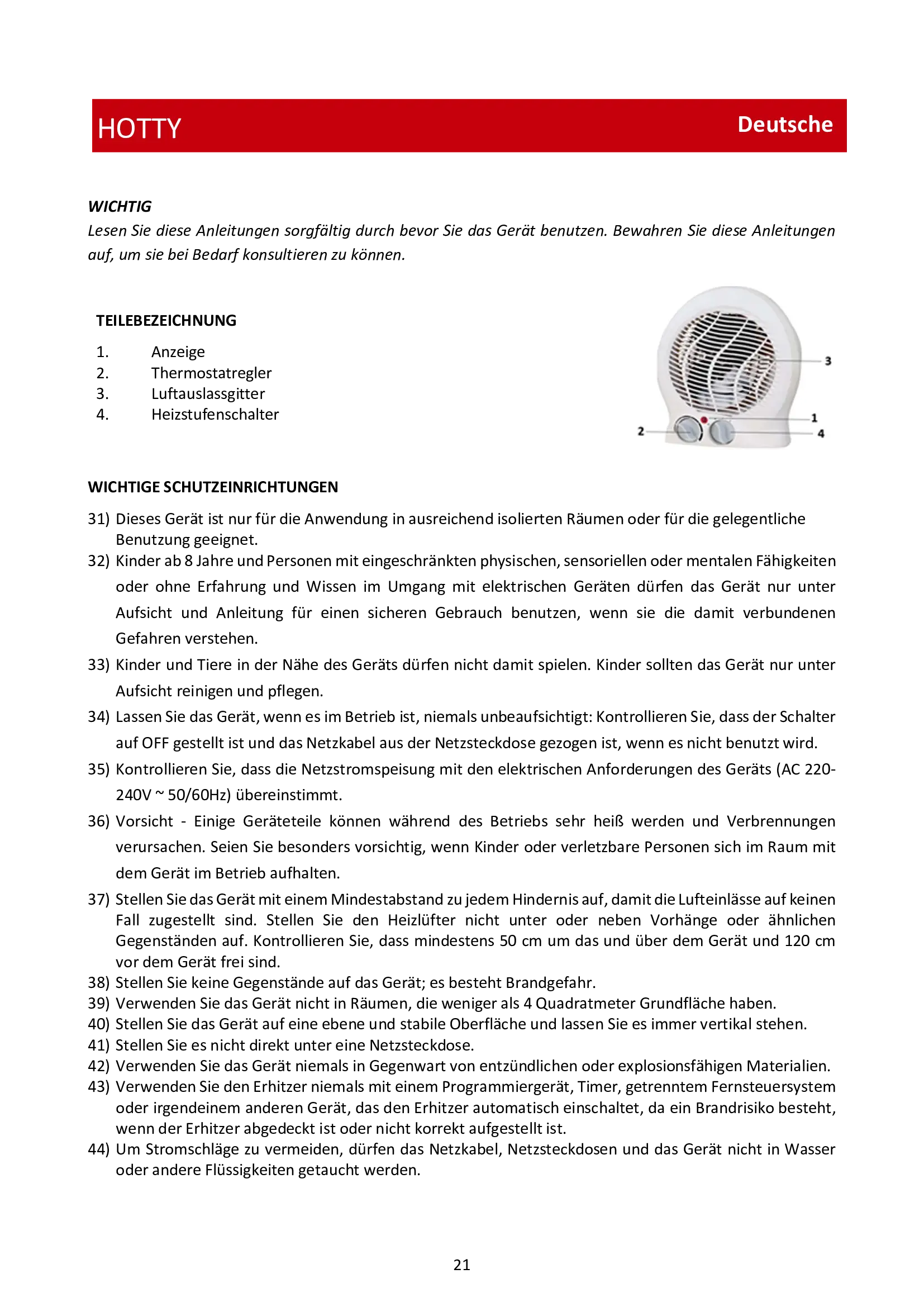 MELCHIONI     158640022    TERMOVENTILATORE FAMILY HOTTY My Store