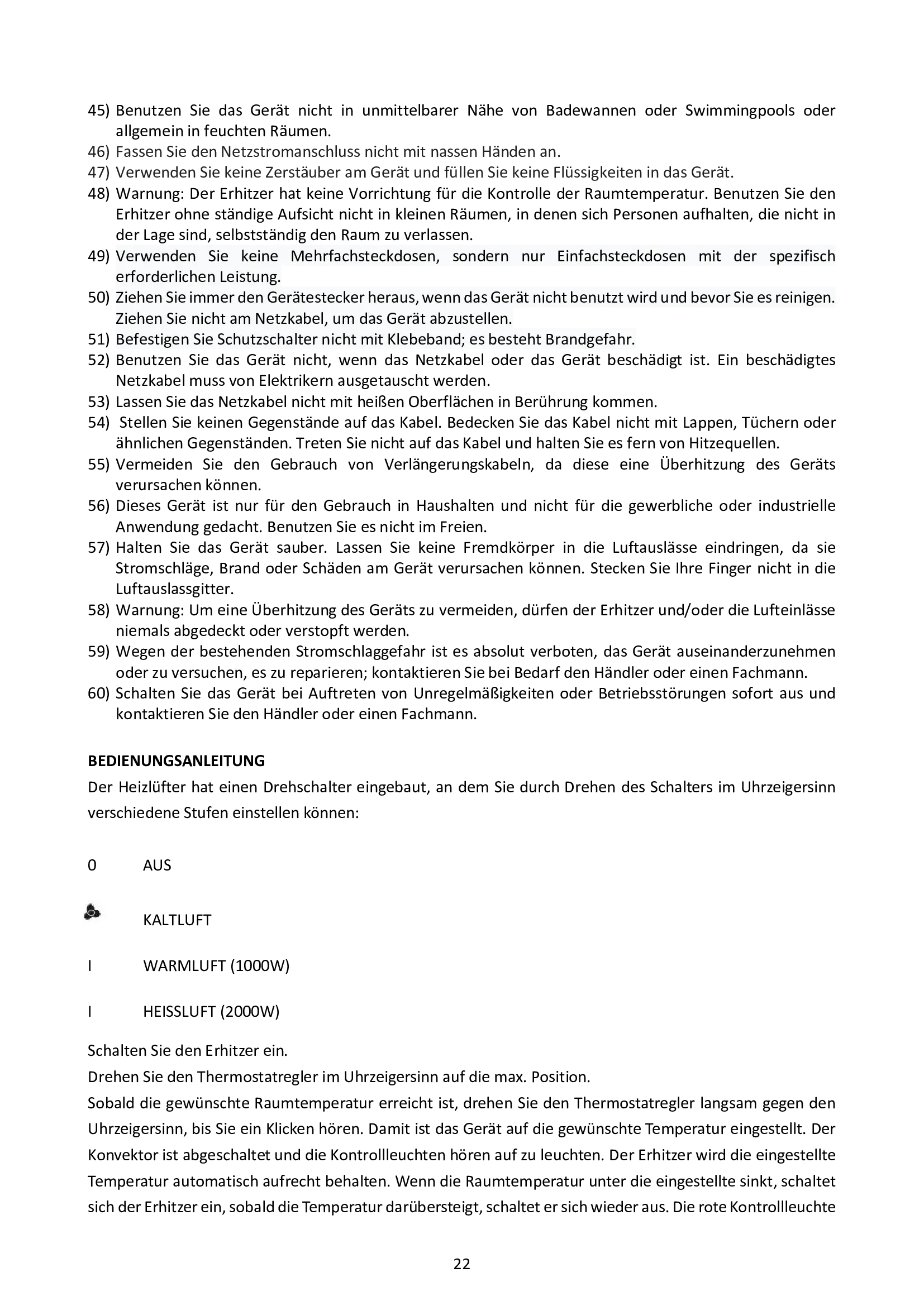 MELCHIONI     158640022    TERMOVENTILATORE FAMILY HOTTY My Store