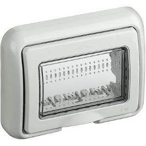 BTICINO   25603B    PLACCA AUTOPORTANTE IP55 3 MOD. BIANCO My Store