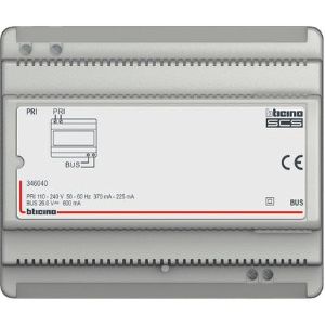 BTICINO TERRANEO 346040 ALIMENTATORE CITOFONICO AUDIO 2 FILI