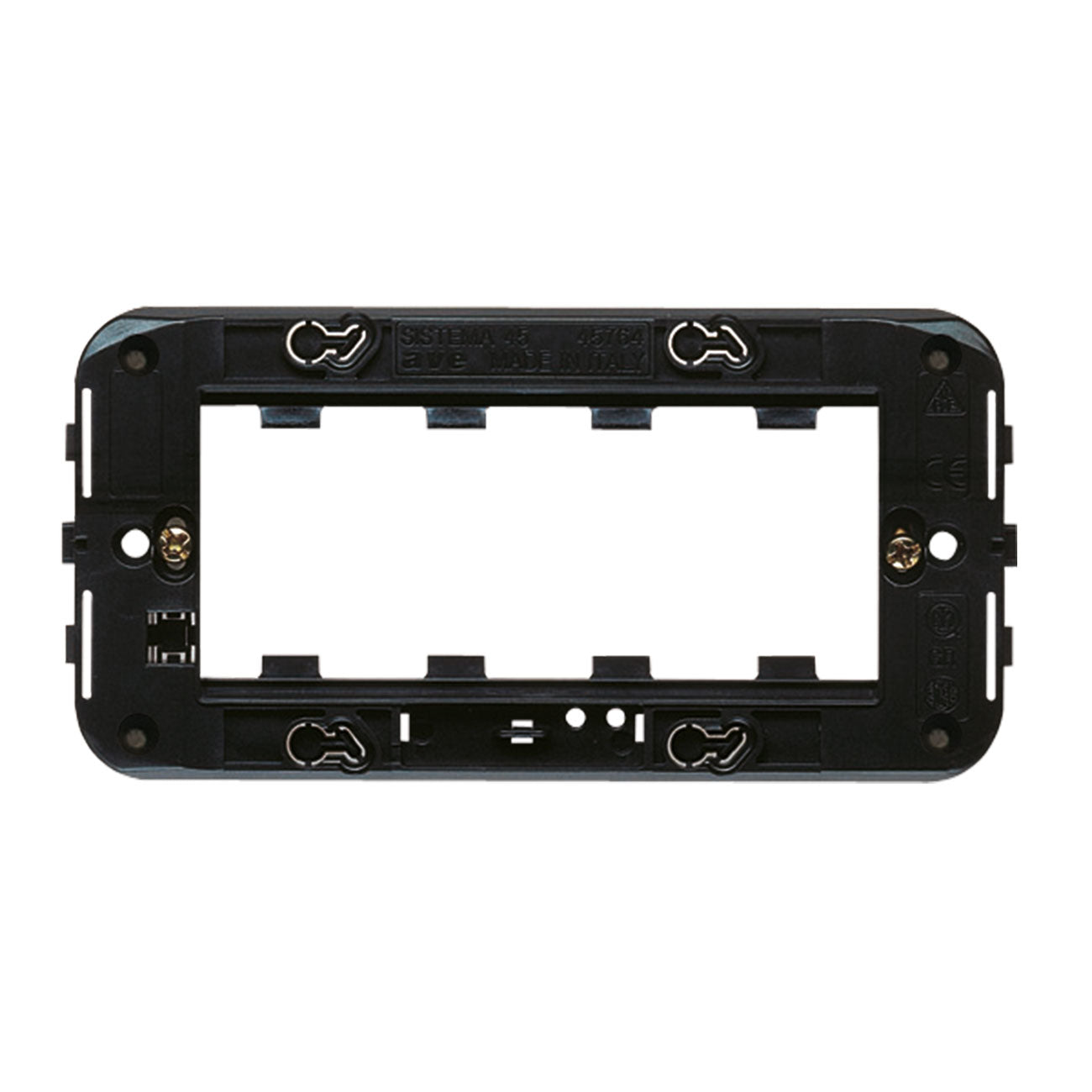 AVE 45764 SUPPORTO PER SCATOLA DA INCASSO 4 MODULI My Store