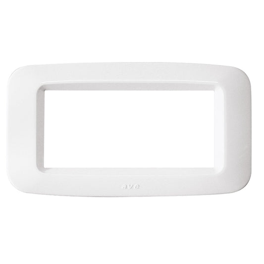 AVE   45PY04BB  PLACCA IN TECNOPOLIMERO YES 4 MODULI BIANCO BANQUISE My Store