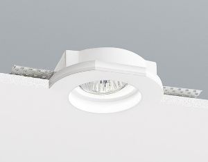 NOBILE ILLUMINAZIONE     9107    FARETTO DA INCASSO IN GESSO SENZA VETRO ROTONDO 8W GU10 My Store