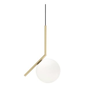 FLOS F3175059    LAMPADA A SOSPENSIONE IN METALLO  DIFFUSORE IN VETRO OPALINO 60W E14 My Store
