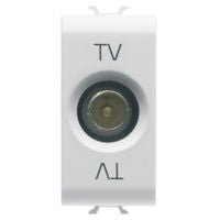 GEWISS   GW10361    SERIE CHORUS PRESA TV DERIVATA  9,5MM MASCHIO BIANCO My Store