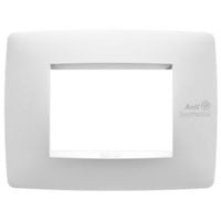 GEWISS   GW16103AB    SERIE CHORUS PLACCA ONE 3 MODULI BIANCO ANTIBATTERICO My Store
