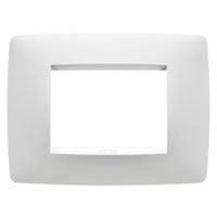 GEWISS   GW16103TB    SERIE CHORUS PLACCA ONE 3 MODULI BIANCO LATTE My Store
