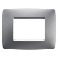 GEWISS   GW16103VT    SERIE CHORUS PLACCA ONE 3 MODULI TITANIO My Store