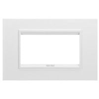 GEWISS   GW16204XW    SERIE CHORUS PLACCA LUX 4 MODULI BIANCO SATINATO My Store