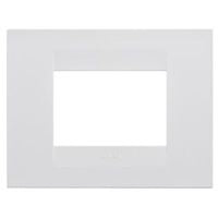 GEWISS   GW16403VW    SERIE CHORUS PLACCA GEO 3 MODULI BIANCO SATINATO My Store