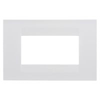 GEWISS   GW16404TB    SERIE CHORUS PLACCA GEO 4 MODULI BIANCO My Store