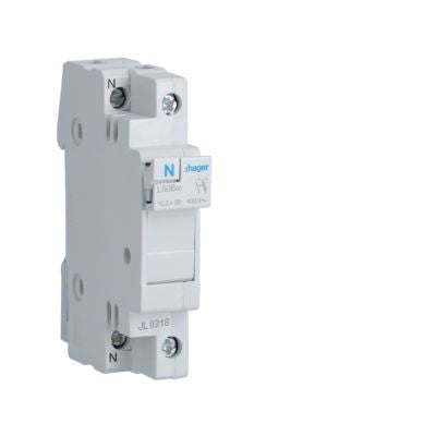 HAGER      L50600       PORTAFUSIBILE 10,3X38MM 1P+N 32A My Store