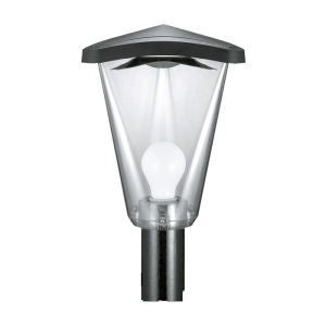 LOMBARDO LB12622     LAMPADA DA TERRA ATTACCO DA PALO IN POLICARBONATO NERO E27 MAX 75W My Store