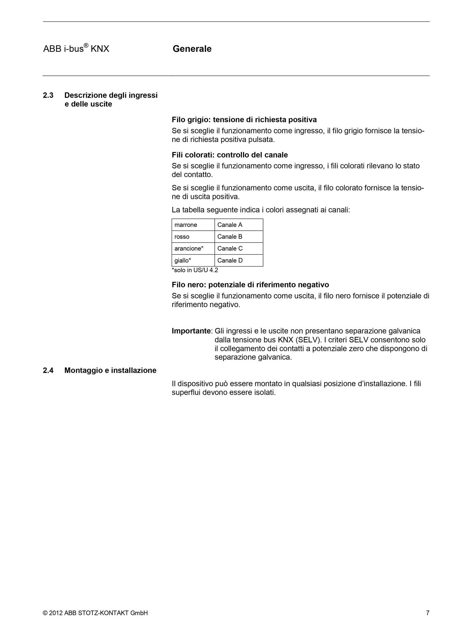 ABB   EC3752     INTERFACCIA UNIVERSALE LF 2 CANALI My Store