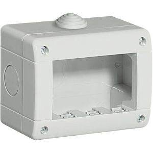 BTICINO 24403 CONTENITORE PARETE IP40 3 MODULI - Gieffeshop scatole incasso My Store