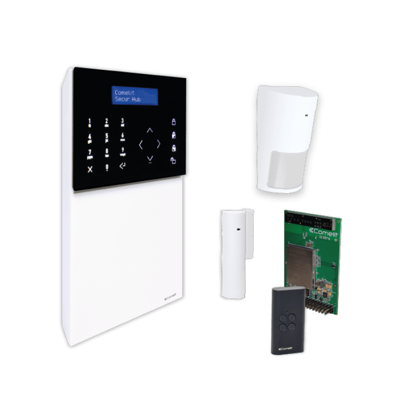 COMELIT KSW32411L - Kit Antintrusione Wireless 32 Zone Secur Hub 4G WiFi - Gieffeshop ANTIFURTI COMELIT