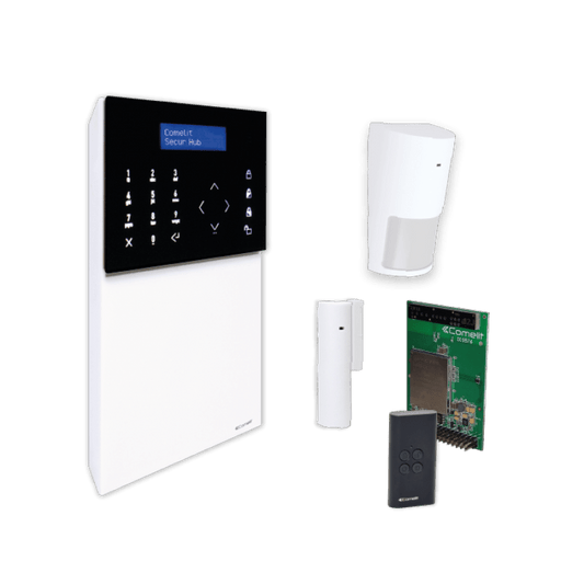COMELIT KSW32411L - Kit Antintrusione Wireless 32 Zone Secur Hub 4G WiFi - Gieffeshop ANTIFURTI COMELIT