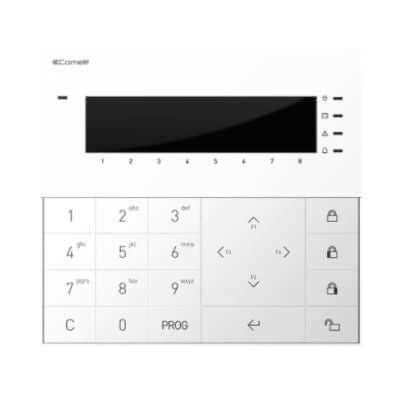 COMELIT VEDOKP TASTIERA CON DISPLAY LCD SOFT - TOUCH - Gieffeshop CITOFONIA My Store