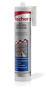 FISCHER 522431 CEMENTO ESPRESSO 310 ML GRIGIO RAL7030 - Gieffeshop ATTREZZATURA LAVORO My Store