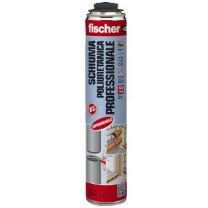 FISCHER 9292 SCHIUMA POLIURETANICA PROFESSIONALE AUTOESTINGUENTE 750ML - Gieffeshop ATTREZZATURA LAVORO My Store