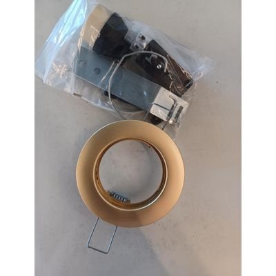 FLOS 01.2002.10.65 FARETTO DA INCASSO FISSO 50W ORO - Gieffeshop LAMPADA My Store