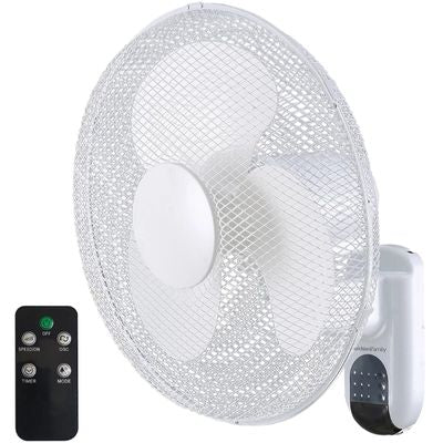 MELCHIONI 118620059 VENTILATORE PARETE 40CM 40W, TELECOMANDO - Gieffeshop CLIMATIZZAZIONE My Store