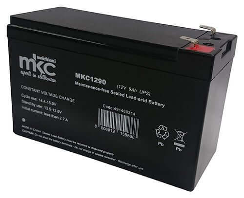 MEMLCHIONI 491460214 BATTERIA RICARICABILE PIOMBO 12VDC 9AH - Gieffeshop BATTERIE My Store