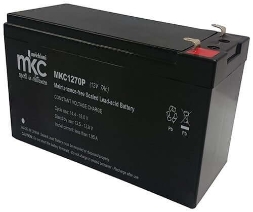 MEMLCHIONI 491460215 BATTERIA RICARICABILE PIOMBO 12VDC 7AH - Gieffeshop BATTERIE My Store