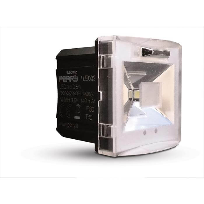 PERRY 002 LAMPADA LED SEGNAPASSO ESTRAIBILE AUTON.2H - Gieffeshop LAMPADA My Store