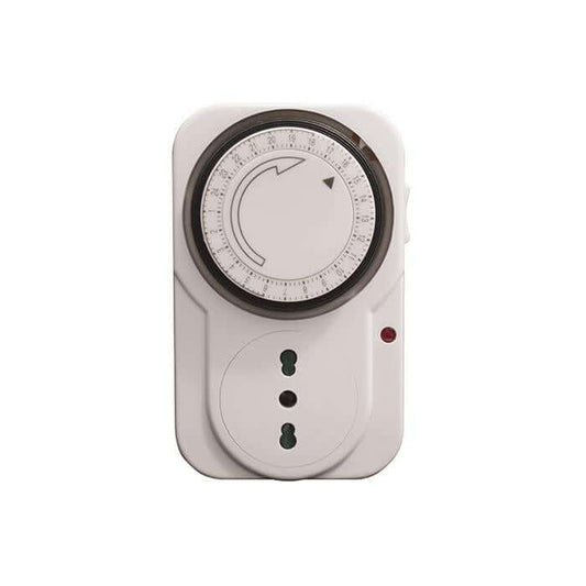 PERRY 0053 INTERRUTTORE ORARIO GIORNALIERO SPINA 16A - Gieffeshop INDUSTRIALE My Store