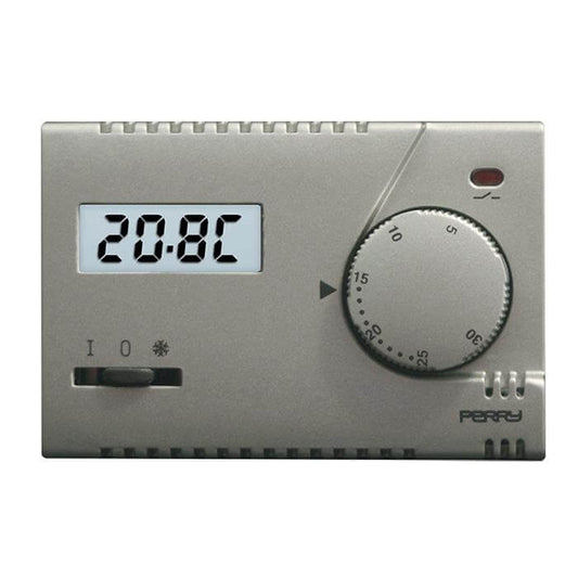 PERRY TE312/MC TERMOSTATO ELETTRONICO DISPLAY LCD - Gieffeshop Termostato My Store