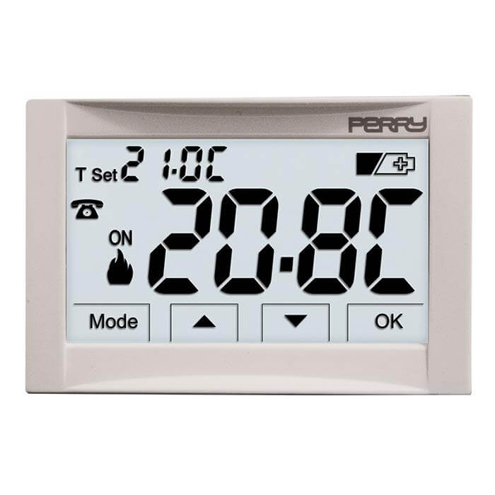PERRY TE542 TERMOSTATO ELETTRONICO INCASSO TOUCH - Gieffeshop Termostato My Store
