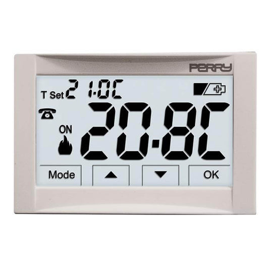 PERRY TE542 TERMOSTATO ELETTRONICO INCASSO TOUCH - Gieffeshop Termostato My Store