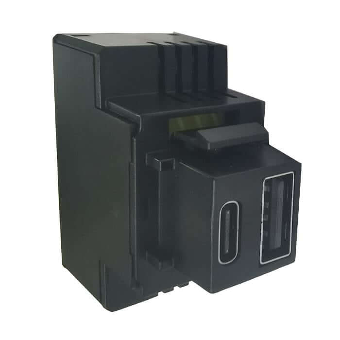 PERRY USB002A ALIMENTATORE USB A - C 20W 3A PD NERO - Gieffeshop alimentatore My Store