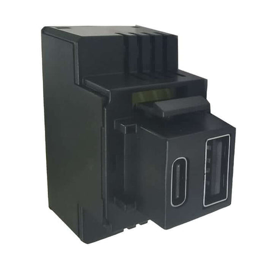 PERRY USB002A ALIMENTATORE USB A - C 20W 3A PD NERO - Gieffeshop alimentatore My Store