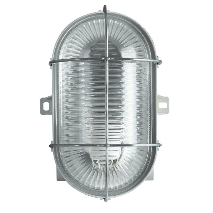 Plafoniera BTicino 60419 - Fanale Ovale 100W Griglia Protezione E27 Qualità Italiana - Gieffeshop Illuminazione interni BTicino