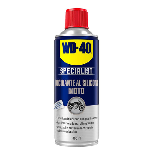WD40 39021/46 MOTO LUCIDANTE IN SILICONE SPRAY 400ML - Gieffeshop ATTREZZATURA LAVORO My Store