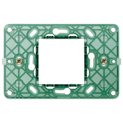 VIMAR   14612    SERIE PLANA SUPPORTO RETTANGOLARE 2 MODULI CENTRATI My Store