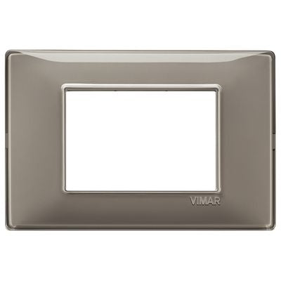 VIMAR   14653.40    SERIE PLANA PLACCA 3 MODULI REFLEX CENERE My Store