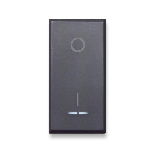 AVE   445010   INTERRUTTORE 2P 16A ILLUMINABILE ANTRACITE My Store