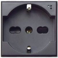 AVE 445090/15TS    PRESA BIPASSO/SCHUKO 2P+T 10/16A ANTRACITE My Store