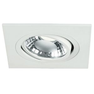 NOBILE ILLUMINAZIONE    9088/BI    FARETTO DA INCASSO ORIENTABILE IN METALLO BIANCO 8W GU10 My Store