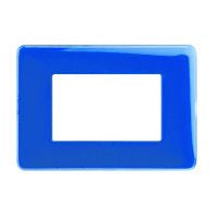 BTICINO   AM4803CBU    SERIE MATIX PLACCA 3 MODULI BLU COBALTO My Store